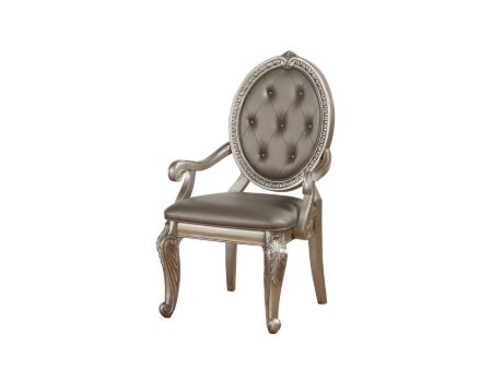 Northville - Chair (Set of 2) - PU & Antique Silver on Sale