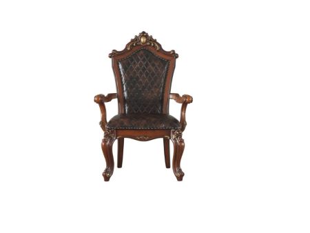 Picardy - Chair (Set of 2) - Cherry Oak & PU Online