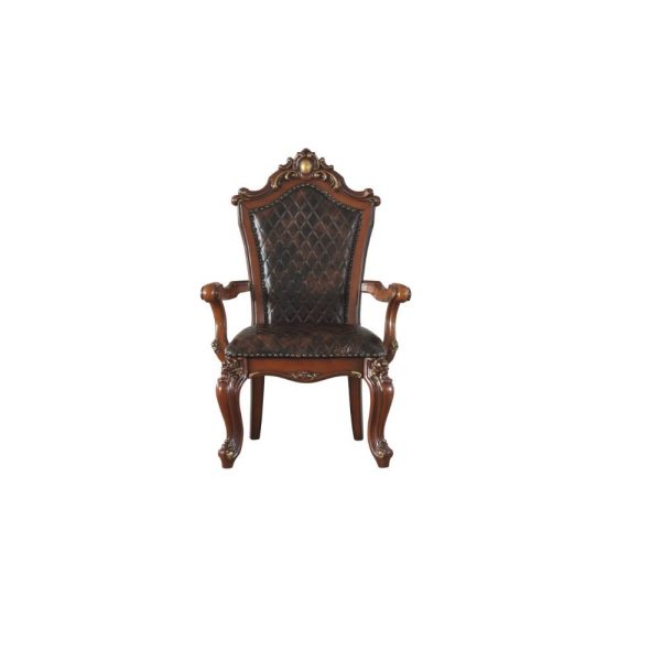 Picardy - Chair (Set of 2) - Cherry Oak & PU Online