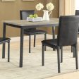 Garza - Rectangular Composite Wood Dining Table - Gray For Discount