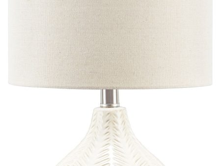 Rainermen - Off White - Ceramic Table Lamp Cheap