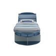 Neptune II - Twin Bed - Gray & Navy Supply