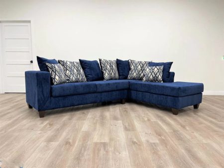 110 Blue Sectional Supply