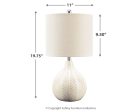 Rainermen - Off White - Ceramic Table Lamp Cheap