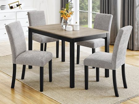 1219 FORANA GREY DINING SET Online Sale