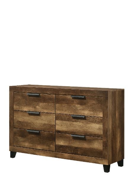 Morales - Dresser - Rustic Oak Finish Fashion