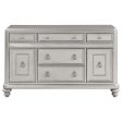 Bling Game - Dining Sideboard Buffet Cabinet - Metallic Platinum Online now