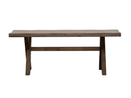 Alston - Wood Dining Bench - Knotty Nutmeg Supply