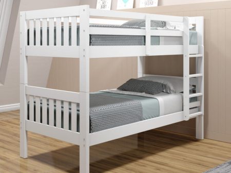 1010-3TTW MISSION TWIN TWIN WHITE BUNKBED Online now