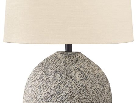 Harif - Beige - Paper Table Lamp For Sale