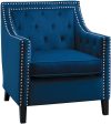 1297NV Blue Accent Chair Discount