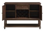 Parkins - 2 Door Sideboard Buffet Cabinet - Rustic Espresso Cheap