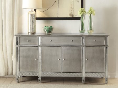 Kacela - Server - Mirrored & Antique Silver Finish Supply