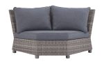 Salem Beach - Gray - 3 Pc. - Sectional Lounge Online Hot Sale