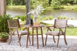 Vallerie Outdoor Chairs with Table Set (Set of 3) Cheap