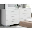 Lorimar - Dresser - White & Chrome Leg For Sale