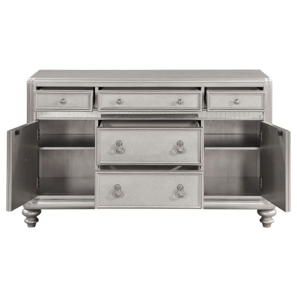 Bling Game - Dining Sideboard Buffet Cabinet - Metallic Platinum Online now