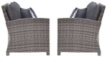 Salem - Gray - Raf   Laf Loveseat W Cush (Set of 2) Supply