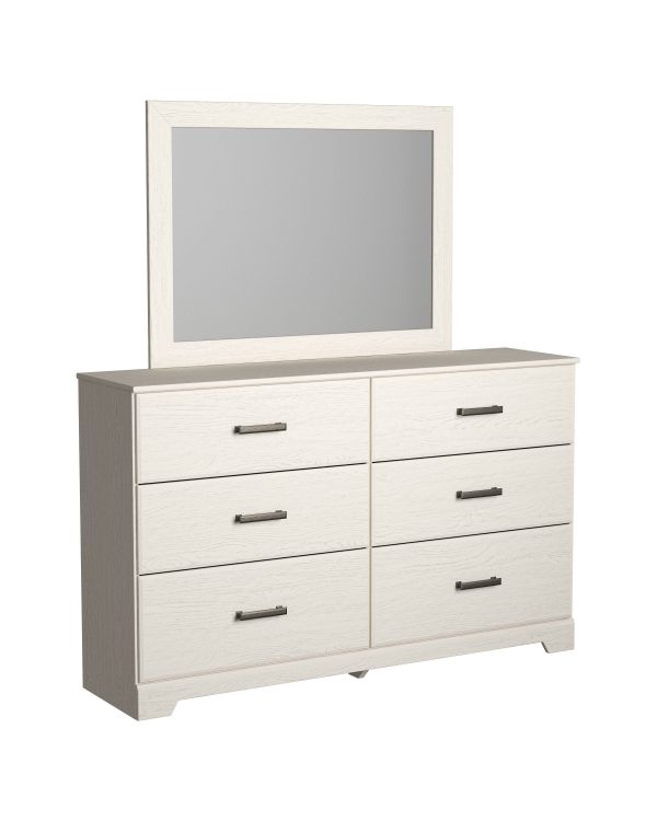 Stelsie - White - Dresser, Mirror Supply