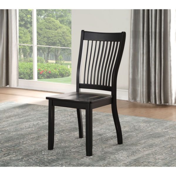 Renske - Side Chair (Set of 2) - Black For Cheap