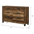 Morales - Dresser - Rustic Oak Finish Fashion