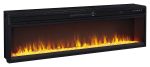 Entertainment - Black - Wide Fireplace Insert on Sale