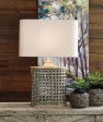 Deondra - Gray - Metal Table Lamp Sale