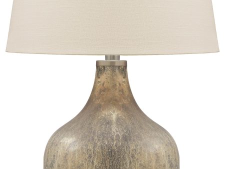 Mari - Gray   Gold Finish - Glass Table Lamp Supply