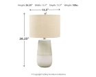 Shavon - Beige   White - Ceramic Table Lamp For Cheap