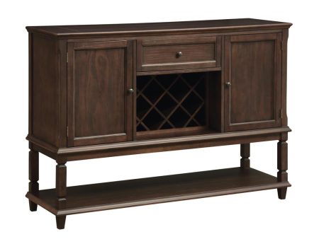 Parkins - 2 Door Sideboard Buffet Cabinet - Rustic Espresso Cheap