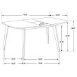 Redbridge - Extension Leaf Dining Table - Natural Walnut Hot on Sale