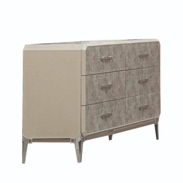 Kordal - Dresser - Vintage Beige PU For Discount