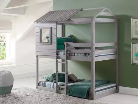 1370-TTLG Grey Deer Blind BunkBed Hot on Sale