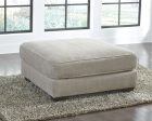 Ardsley - Pewter - Oversized Accent Ottoman Supply