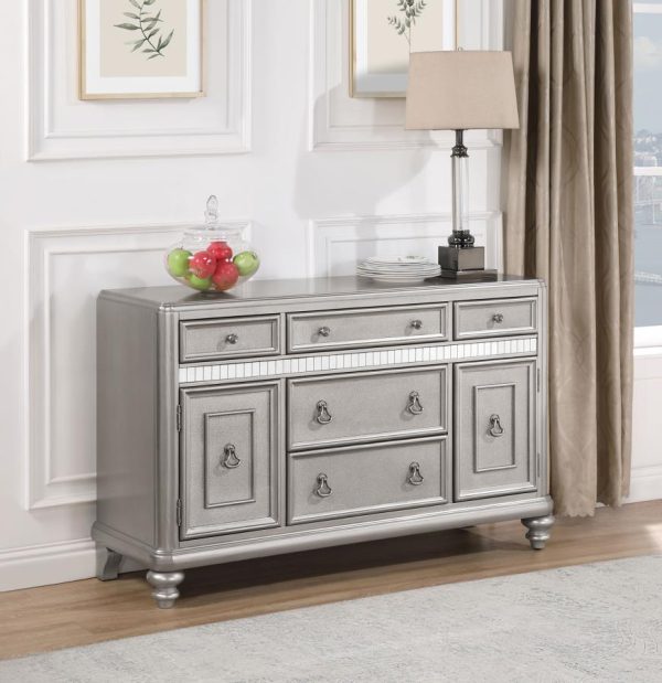 Bling Game - Dining Sideboard Buffet Cabinet - Metallic Platinum Online now