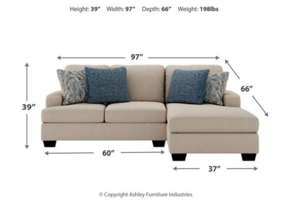 Enola 2-Piece Sectional with Chaise Online now