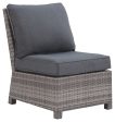 Salem - Gray - Armless Chair w Cushion on Sale