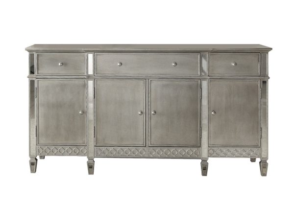 Kacela - Server - Mirrored & Antique Silver Finish Supply