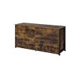 Juvanth - Dresser - Rustic Oak & Black Finish Cheap