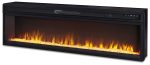 Entertainment - Black - Wide Fireplace Insert on Sale