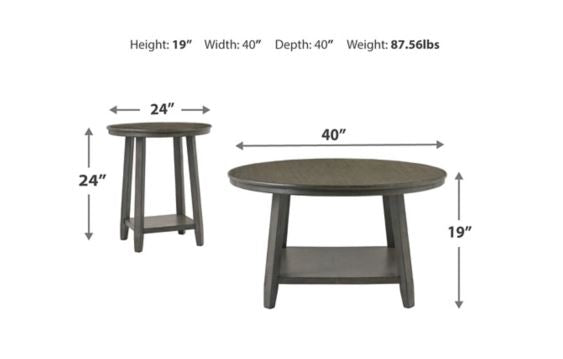 Caitbrook Occasional Table Set (3) Online now