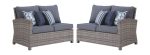 Salem Beach - Gray - 3 Pc. - Sectional Lounge Online Hot Sale