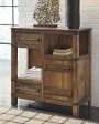 Roybeck - Light Brown   Bronze - Accent Cabinet on Sale