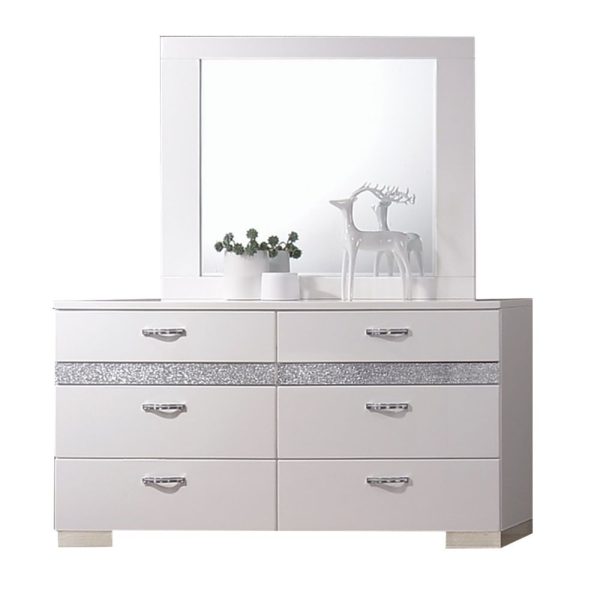 Naima II - Dresser - White High Gloss Discount