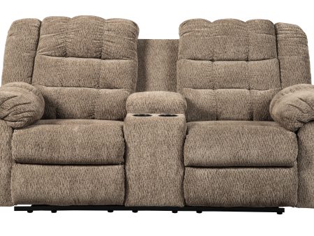 Workhorse Reclining Loveseat with Console on Sale