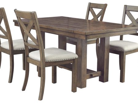 Moriville - Grayish Brown - Rectangular Dining Room Extension Table Discount