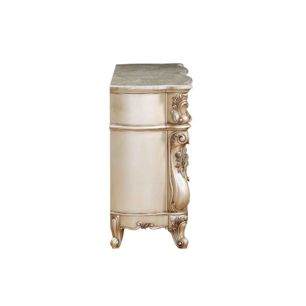 Gorsedd - Dresser - Marble & Antique White Cheap