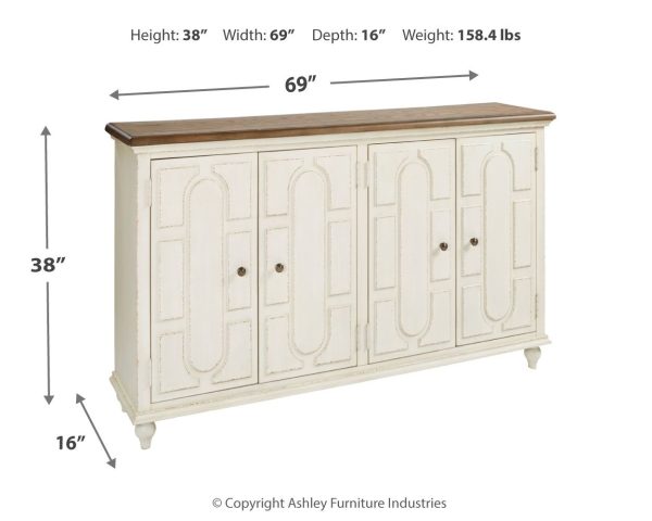 Roranville - Antique White - Accent Cabinet Online Sale