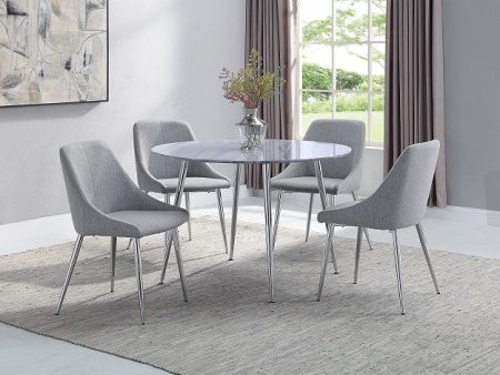 1173T GREY TOLA DINING SET For Sale