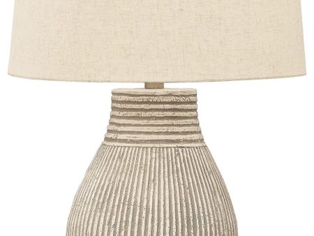 Layal - Beige - Paper Table Lamp Discount